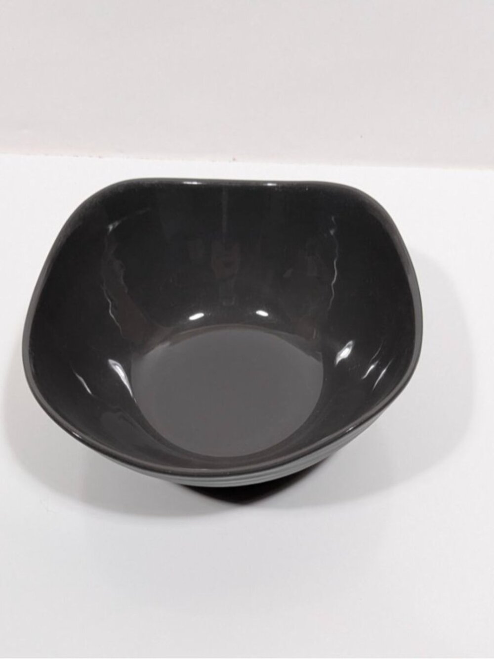 Mikasa Swirl Square Graphite Cereal Bowl